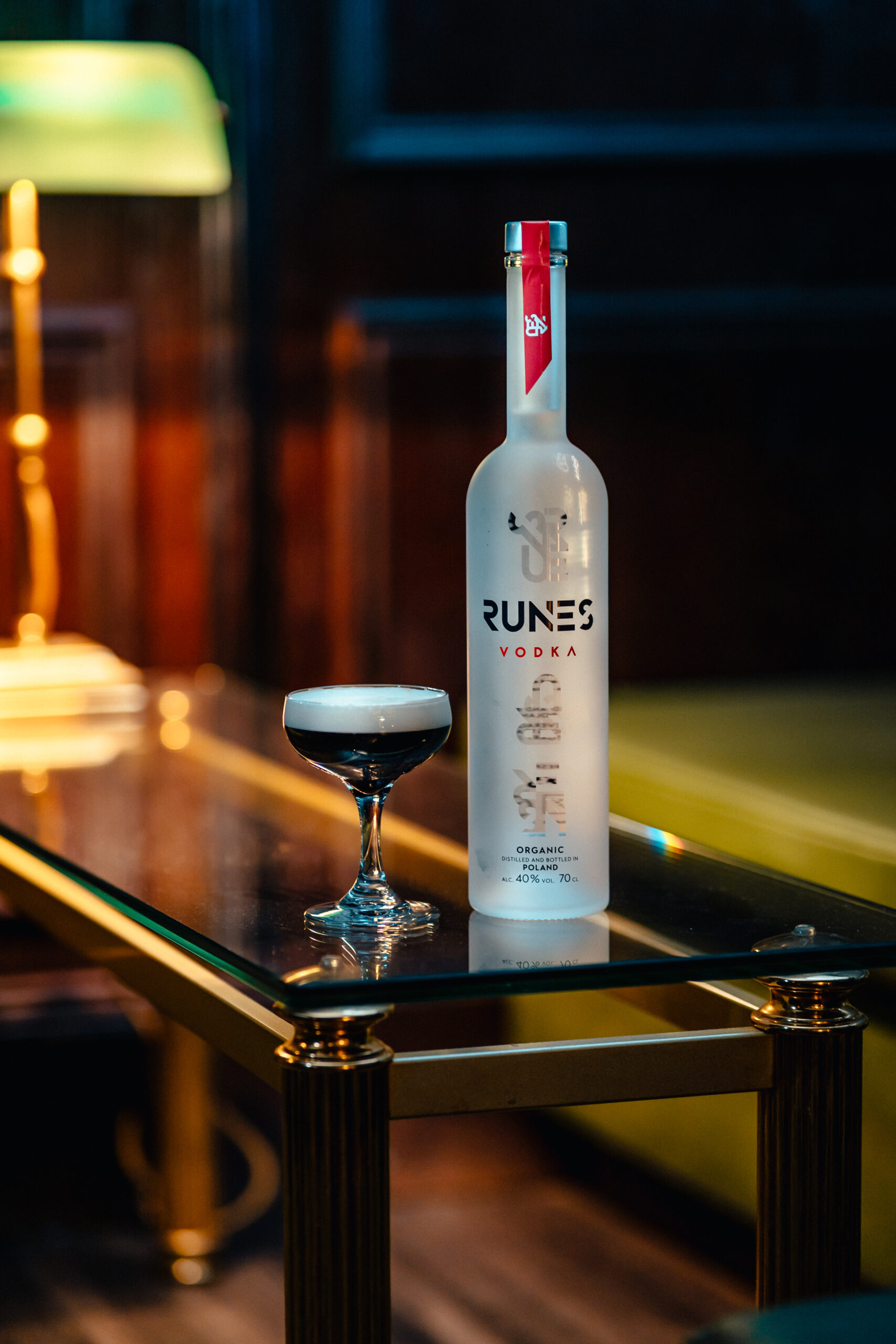 White Russian is a cocktail made of RUNES vodka, coffee liqueur and cream or milk. Due to its sweet and creamy ingredients, the short drink is one of the after-dinner drinks