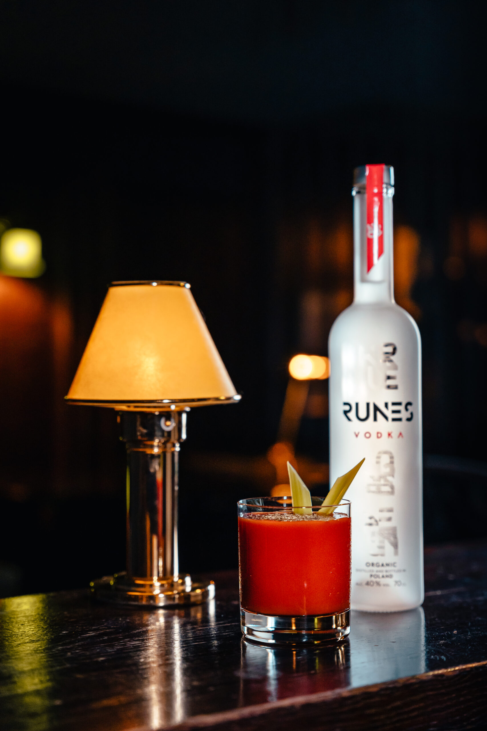 Bloody Mary is a classic cocktail made from vodka, tomato juice and seasonings. With RUNES Vodka it gets its particularly mild taste.